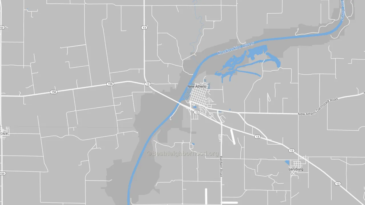 Transit Grade map of 62264, IL