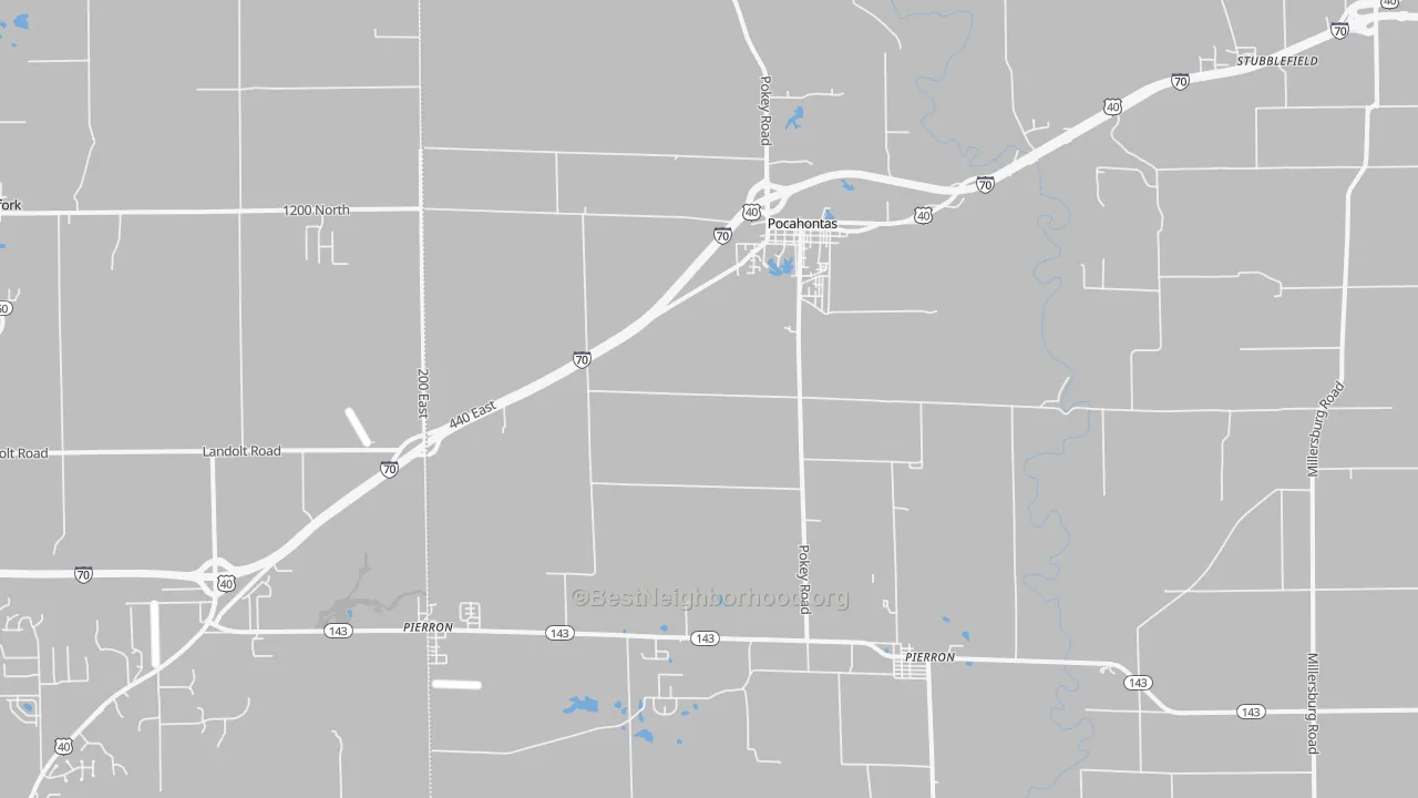 Transit Grade map of 62275, IL