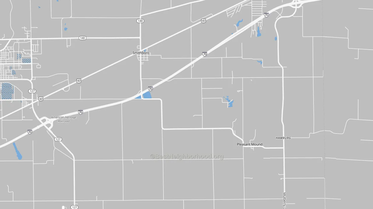 Transit Grade map of 62284, IL