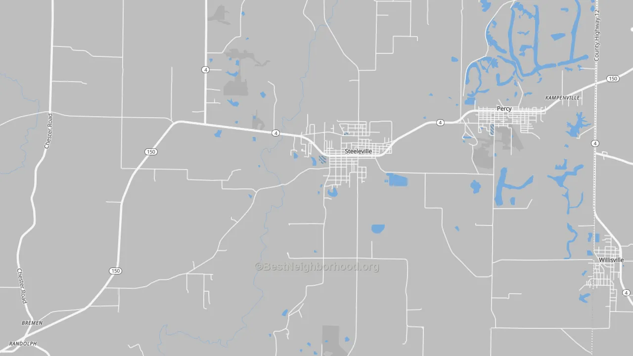Transit Grade map of 62288, IL