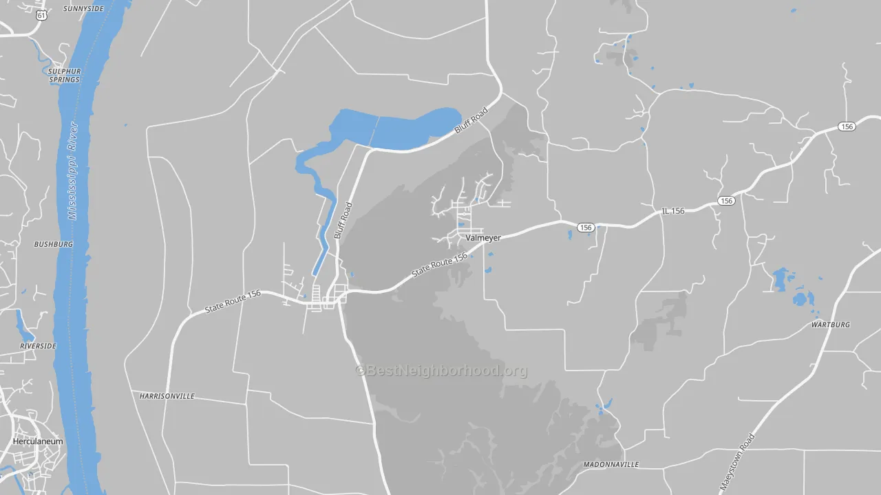 Transit Grade map of 62295, IL