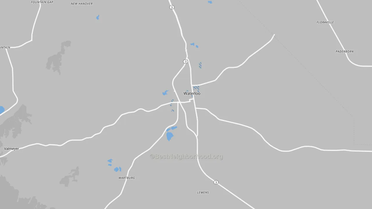 Transit Grade map of 62298, IL