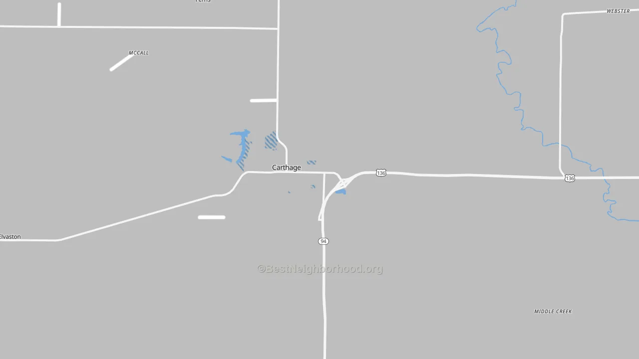 Transit Grade map of 62321, IL