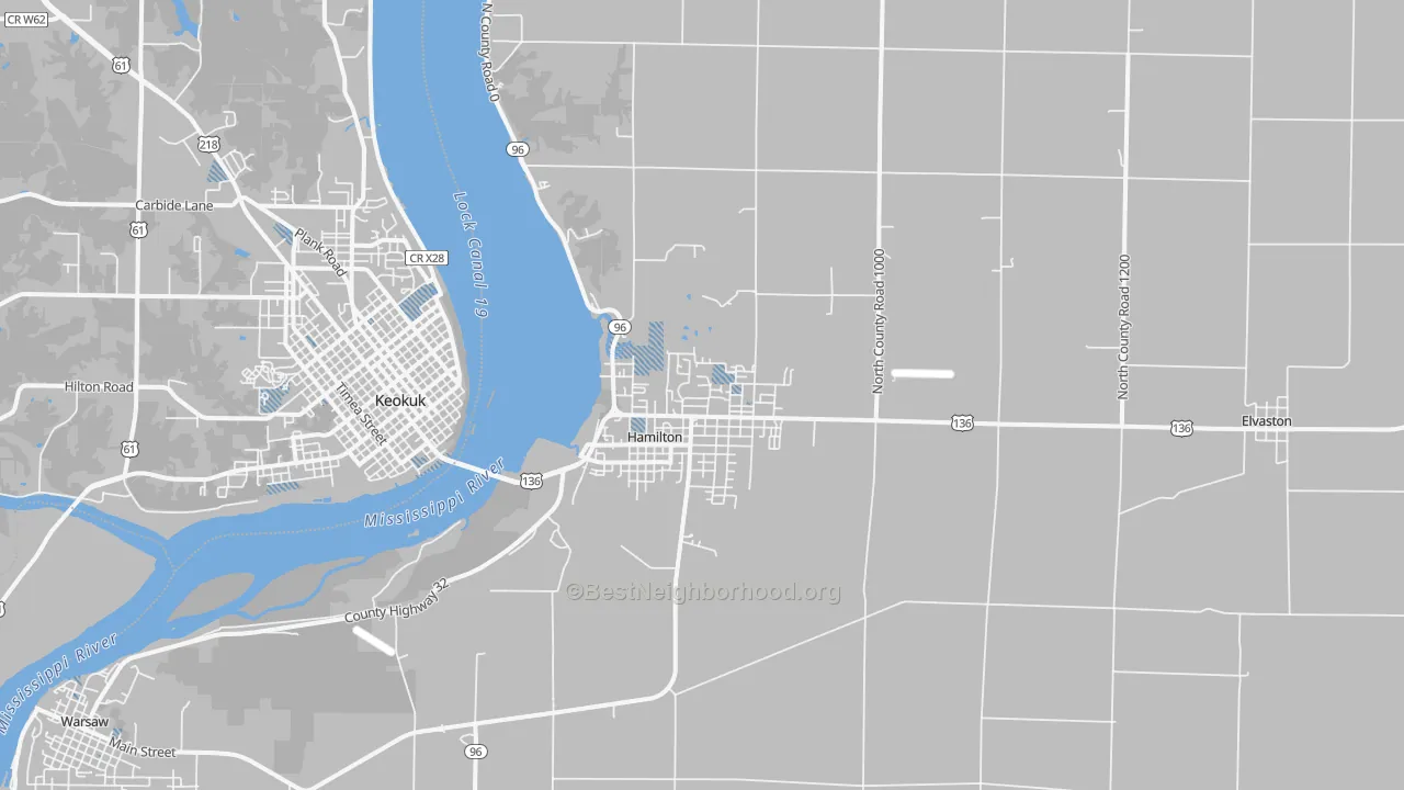 Transit Grade map of 62341, IL