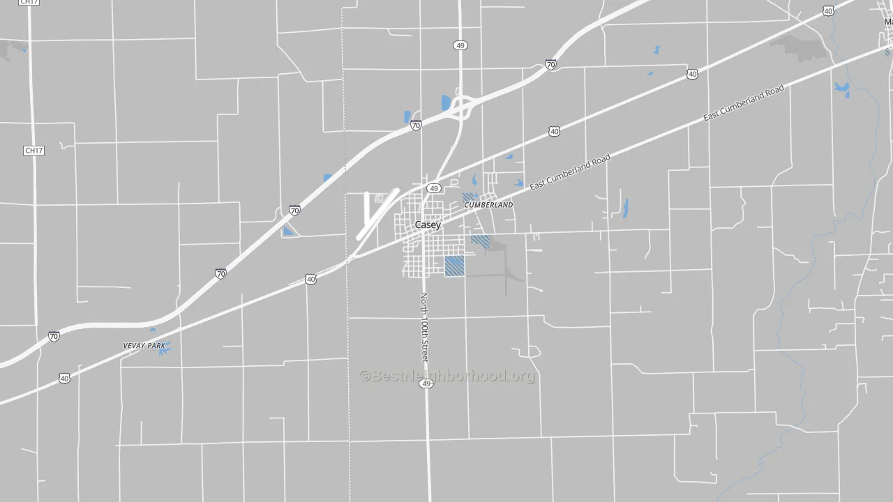 Transit Grade map of 62420, IL