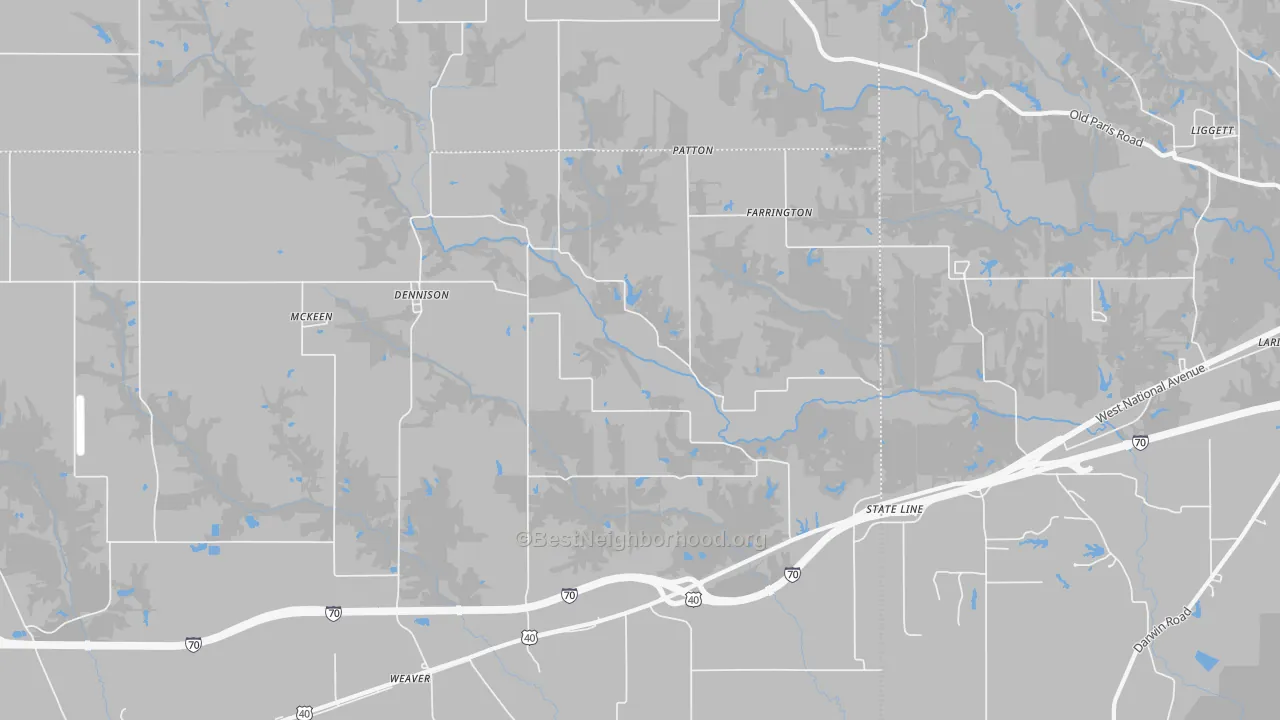 Transit Grade map of 62423, IL