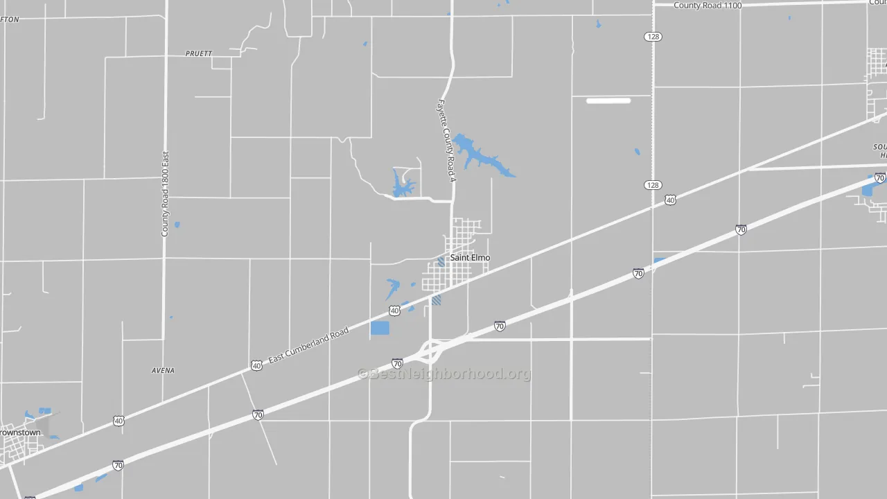 Transit Grade map of 62458, IL
