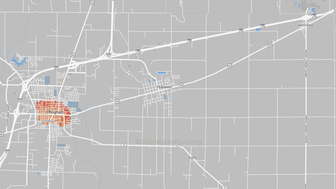 Transit Grade map of 62467, IL