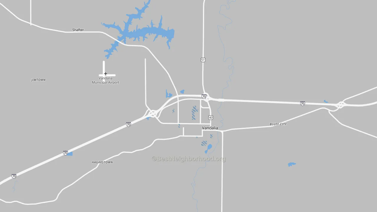 Transit Grade map of 62471, IL