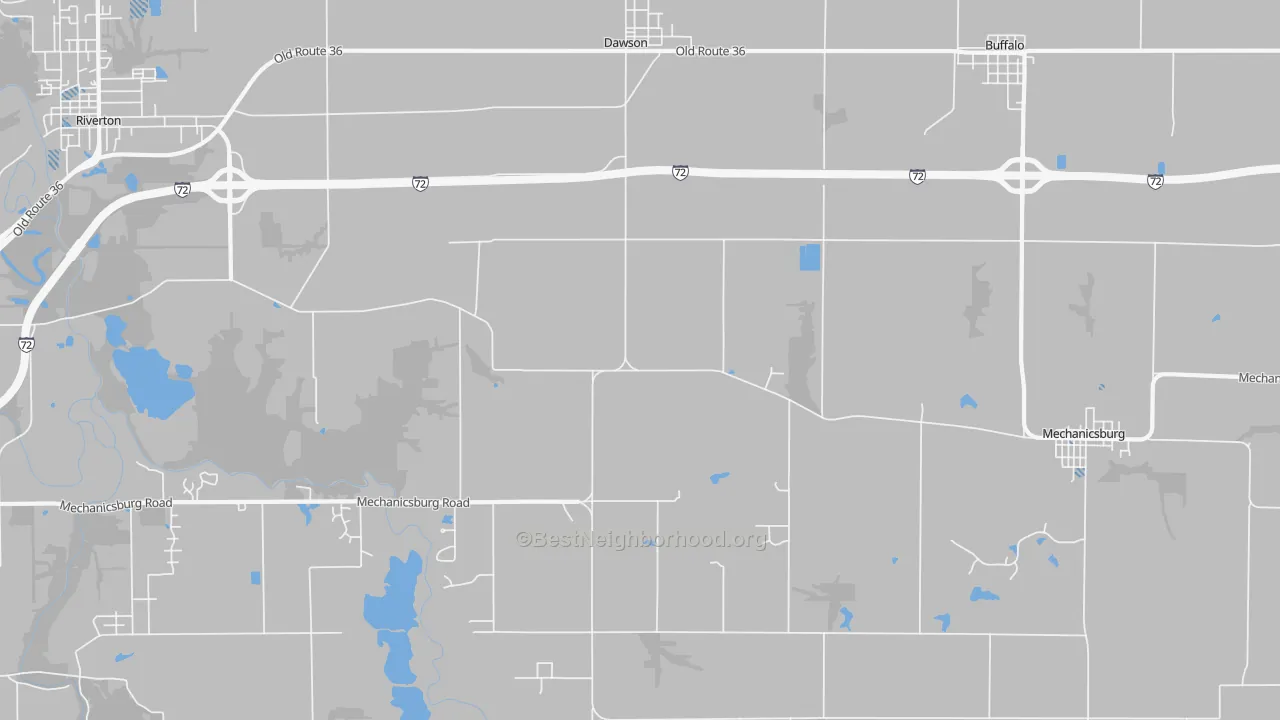 Transit Grade map of 62520, IL