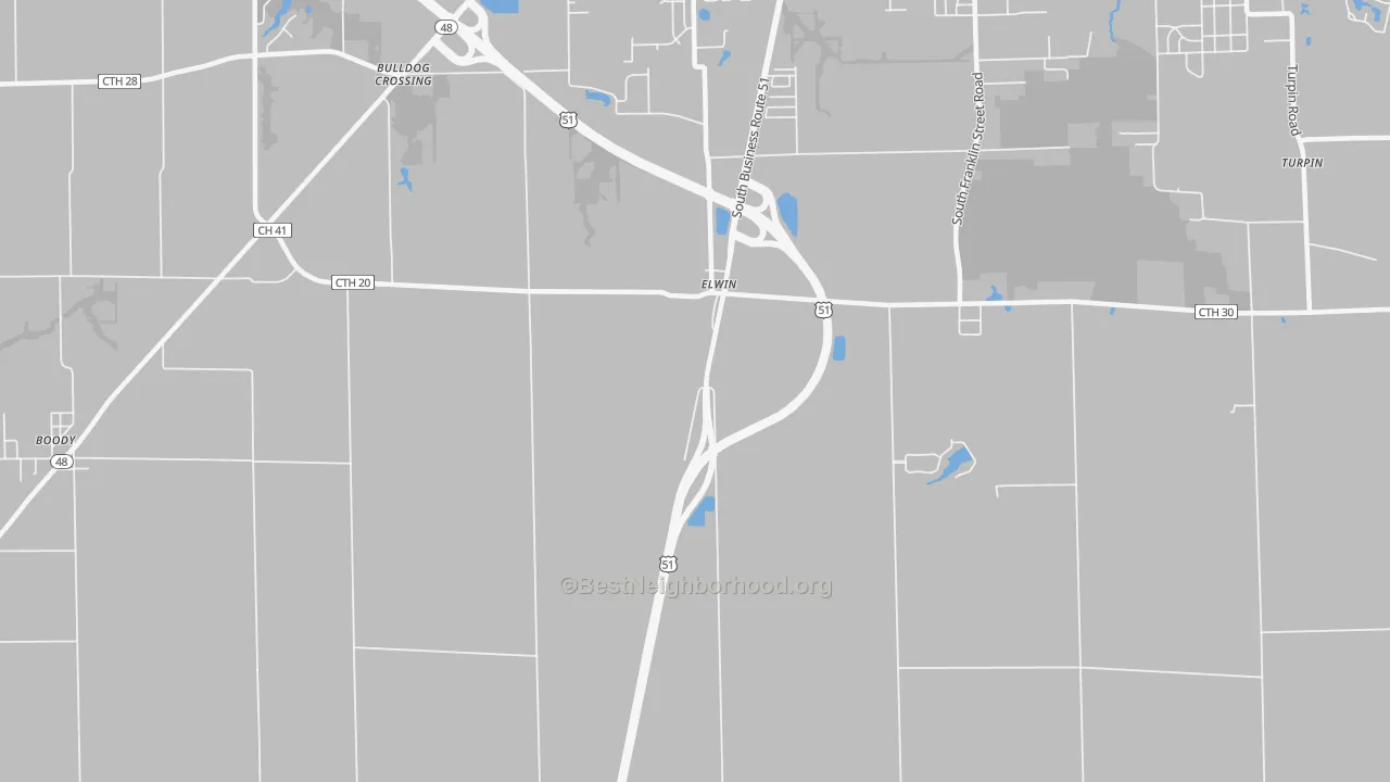 Transit Grade map of 62532, IL