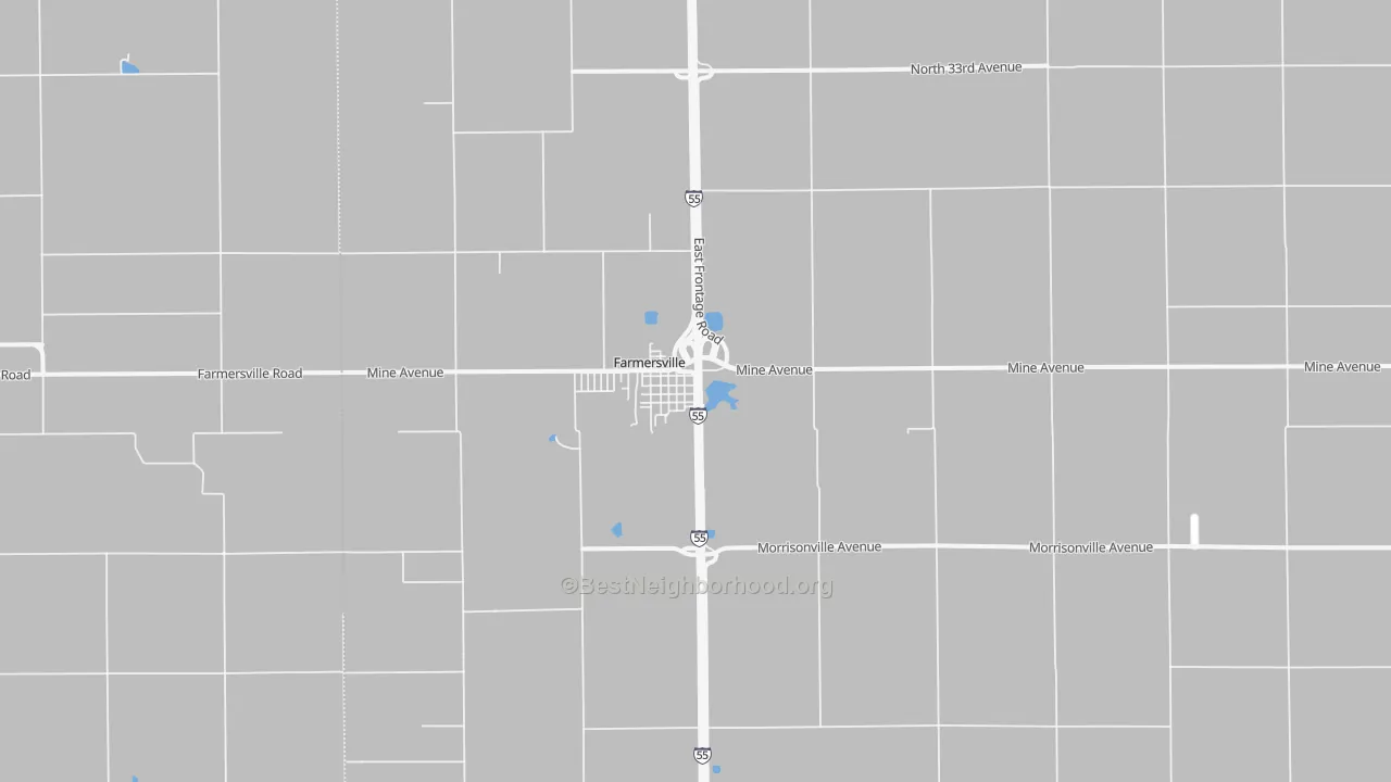 Transit Grade map of 62533, IL