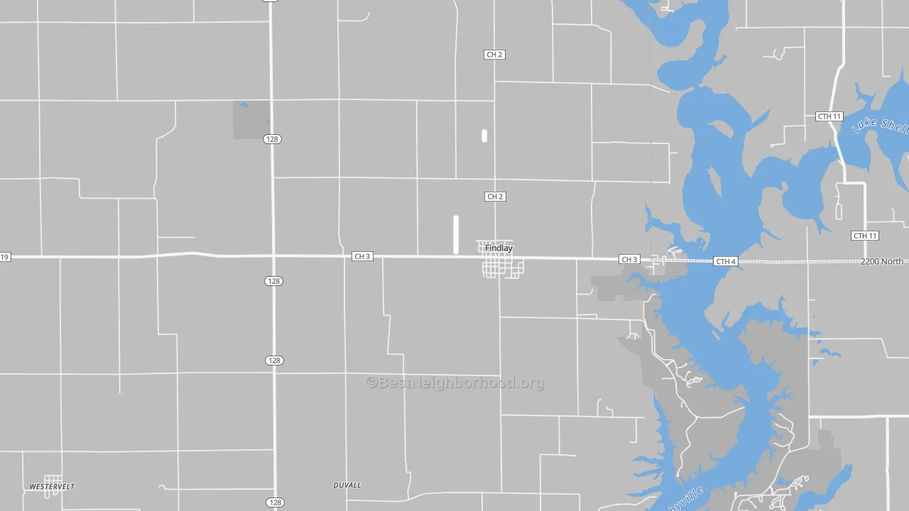 Transit Grade map of 62534, IL