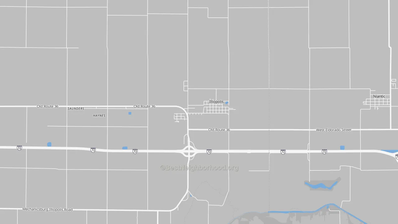 Transit Grade map of 62539, IL