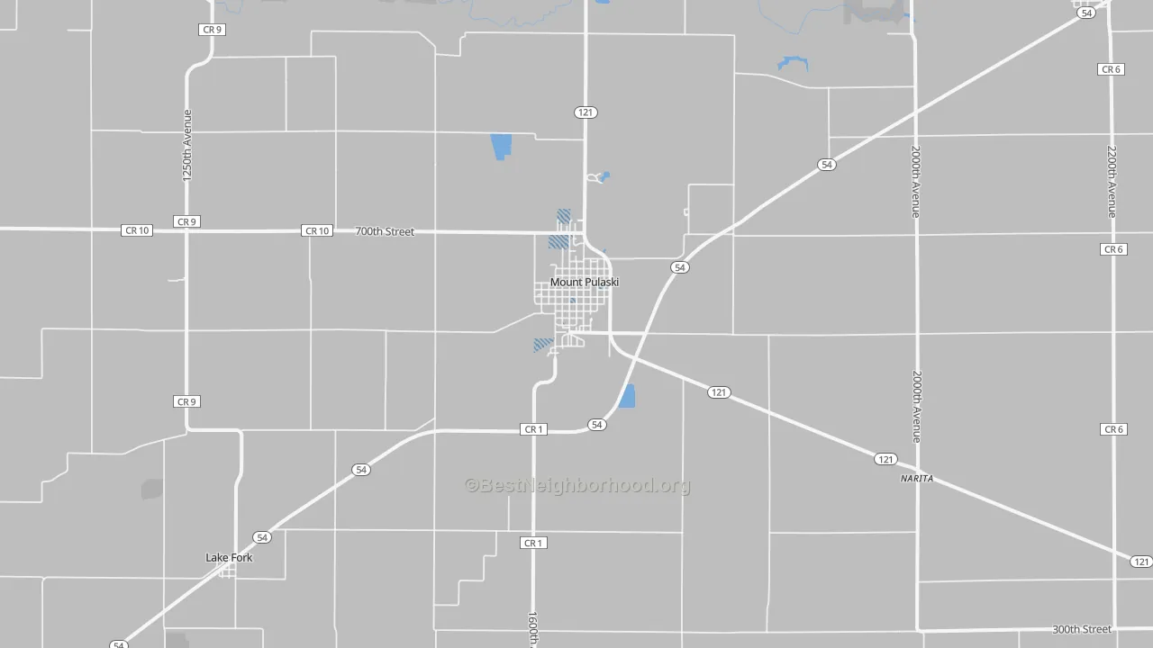 Transit Grade map of 62548, IL