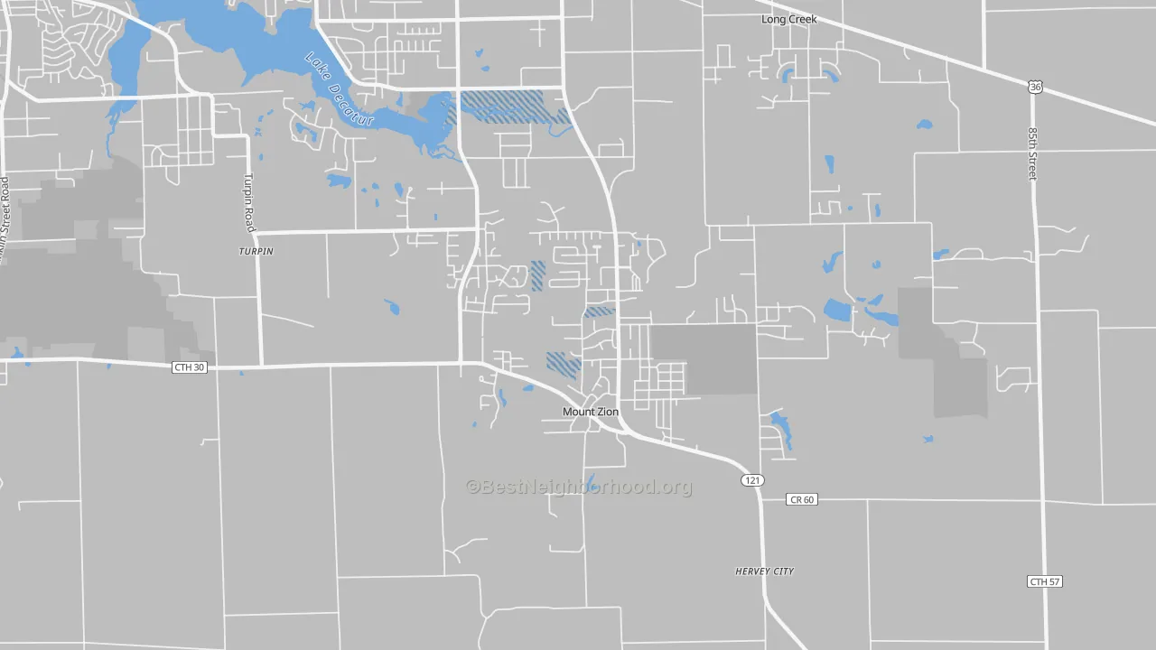 Transit Grade map of 62549, IL