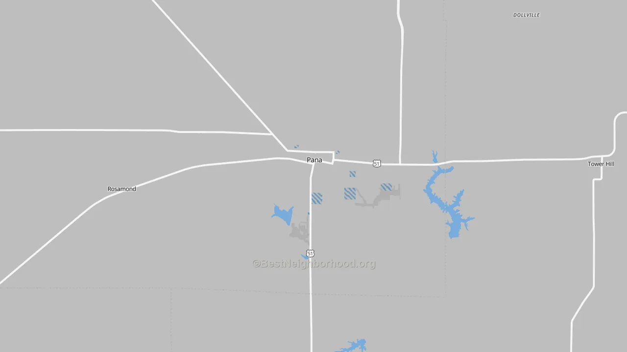 Transit Grade map of 62557, IL