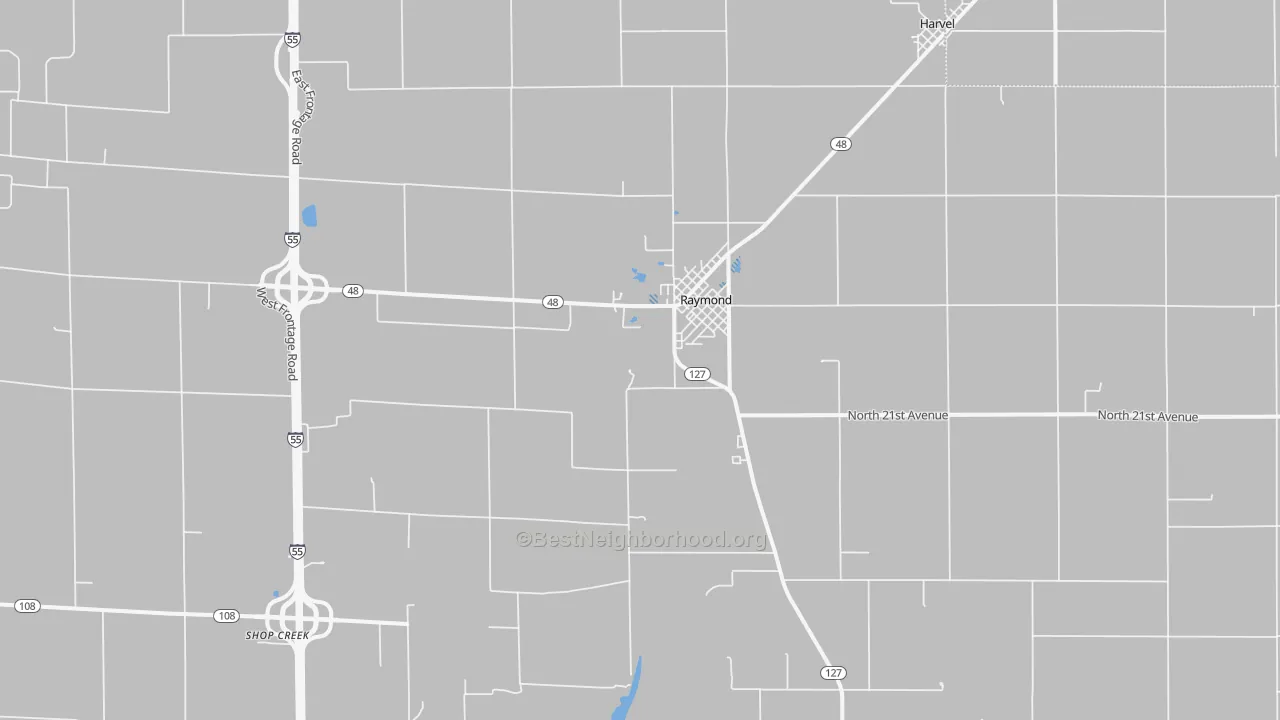 Transit Grade map of 62560, IL