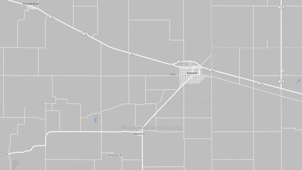 Transit Grade map of 62612, IL