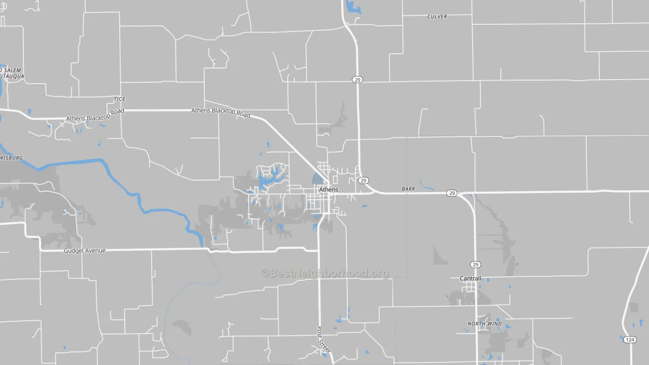 Transit Grade map of 62613, IL