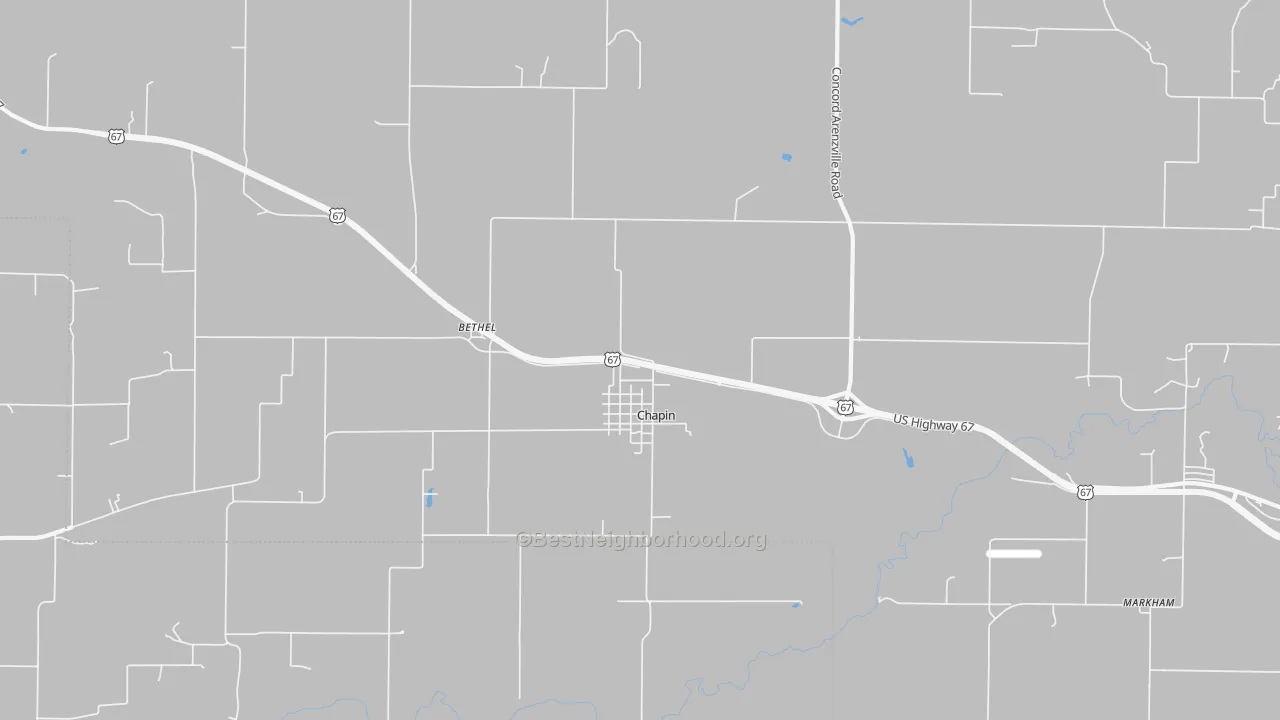 Transit Grade map of 62628, IL