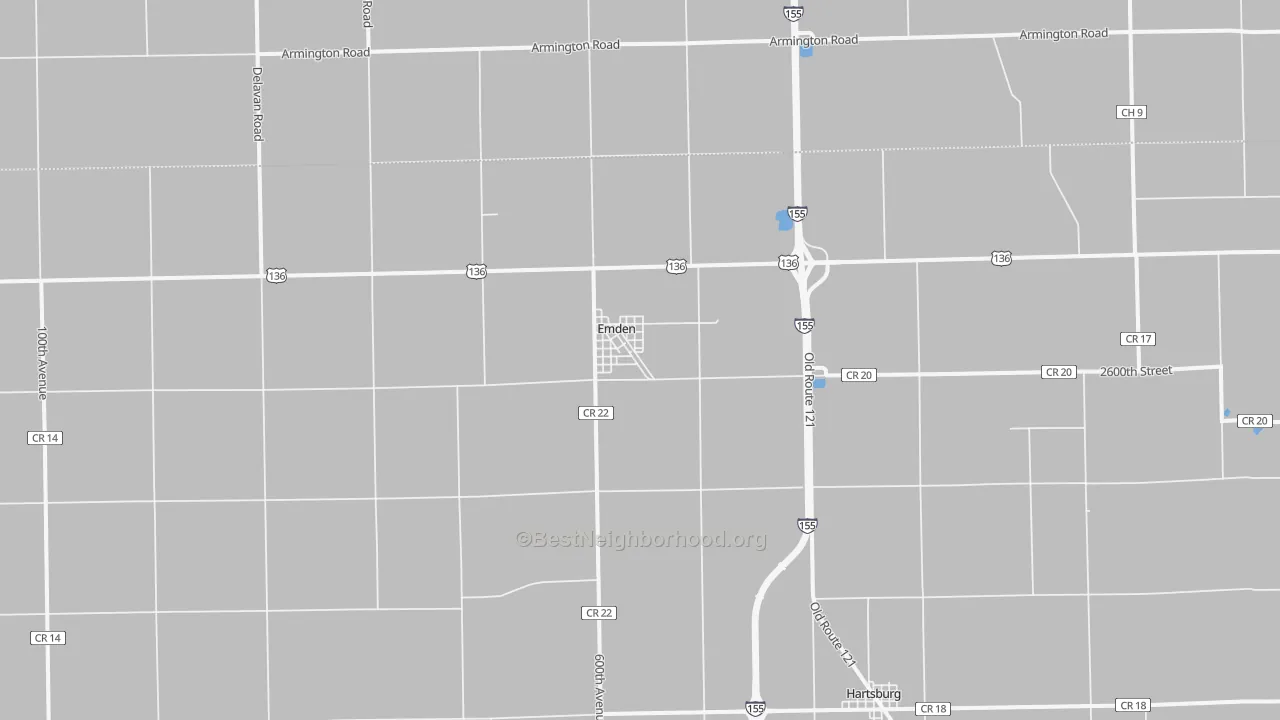 Transit Grade map of 62635, IL