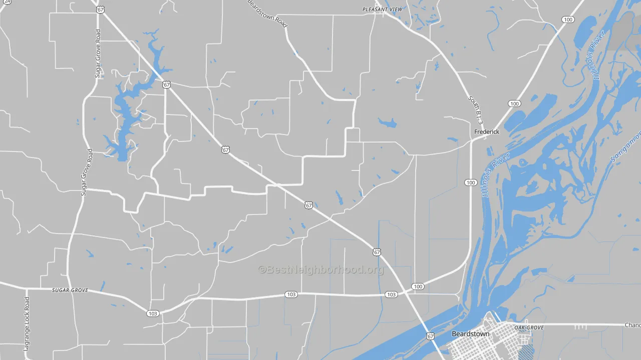 Transit Grade map of 62639, IL