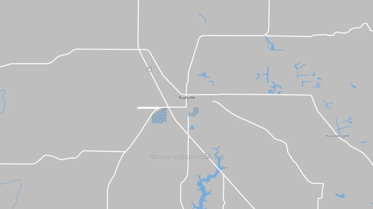 Transit Grade map of 62681, IL