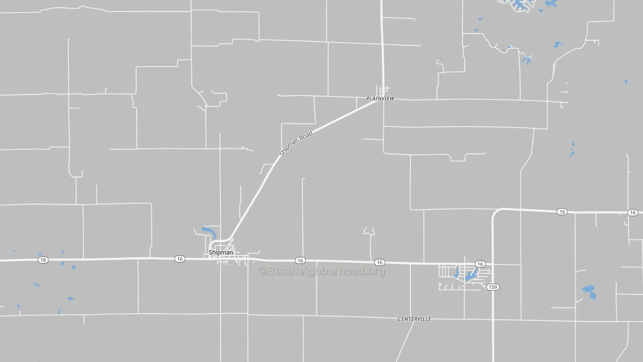 Transit Grade map of 62685, IL