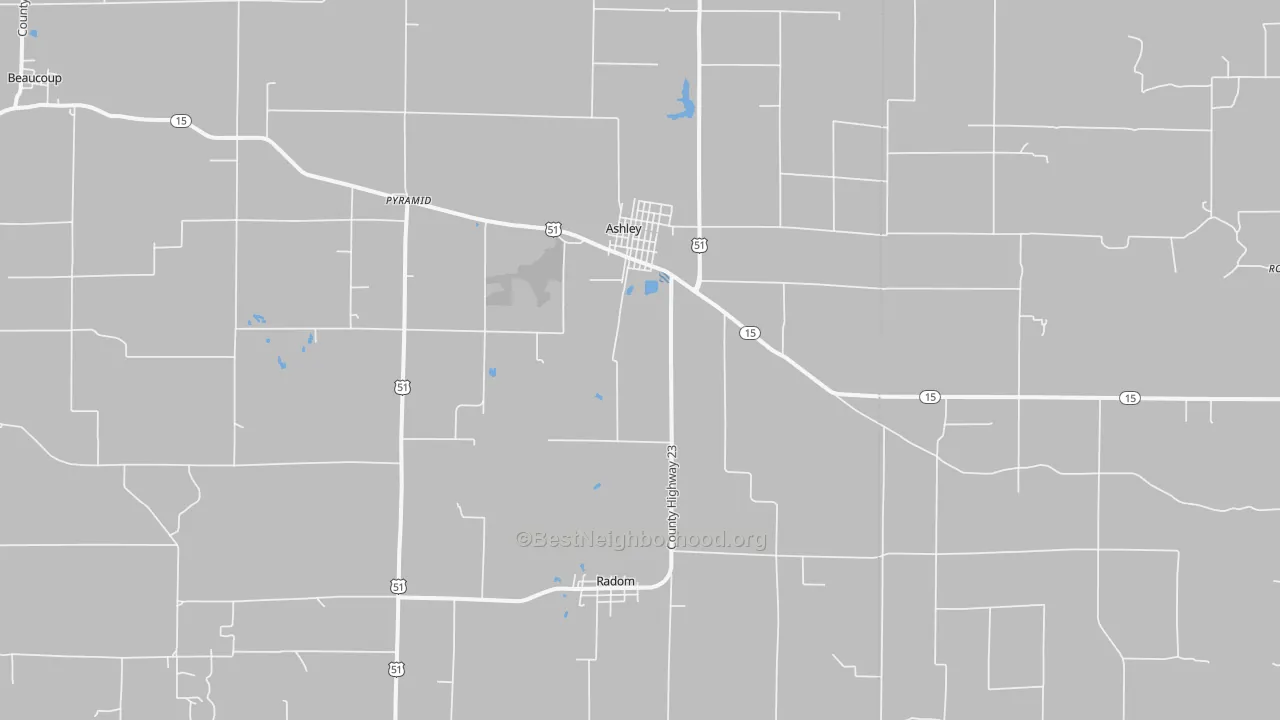 Transit Grade map of 62808, IL
