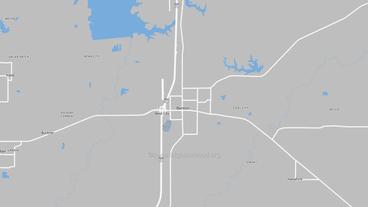 Transit Grade map of 62812, IL
