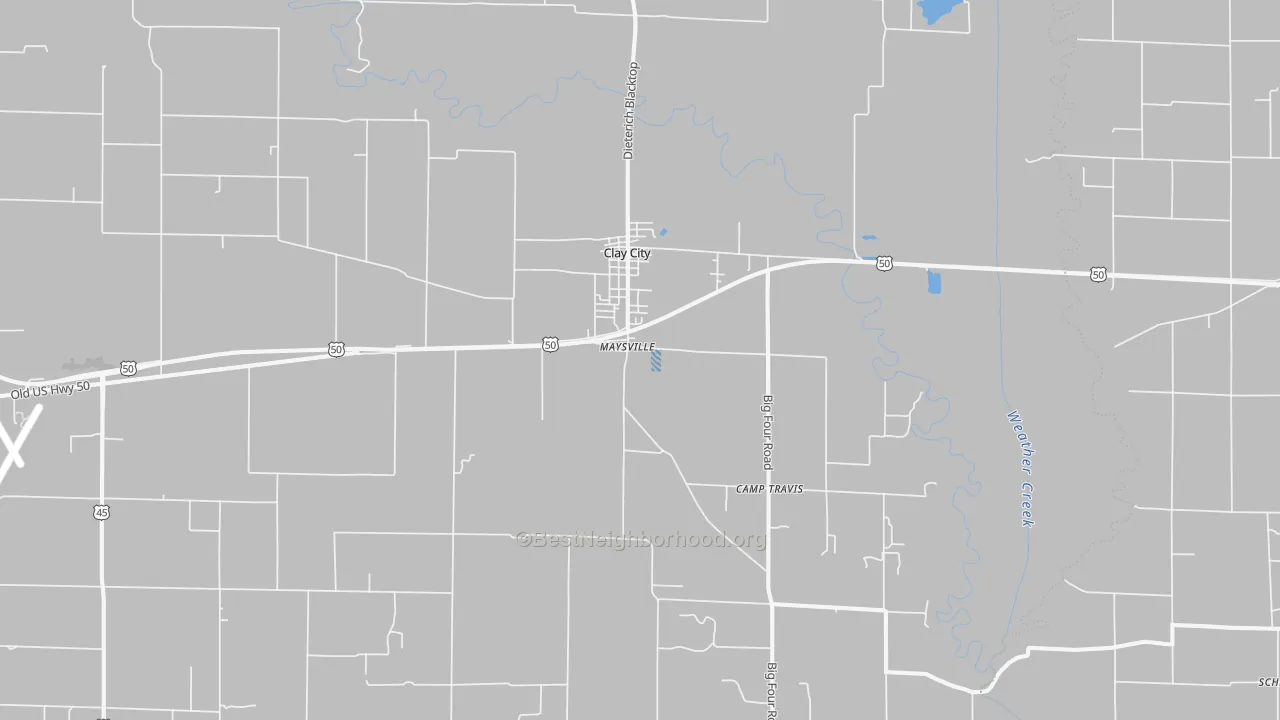 Transit Grade map of 62824, IL