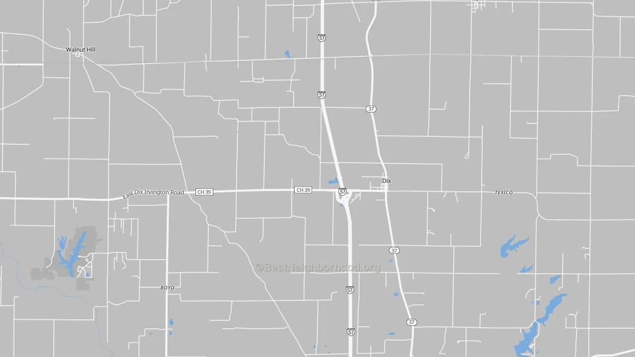 Transit Grade map of 62830, IL