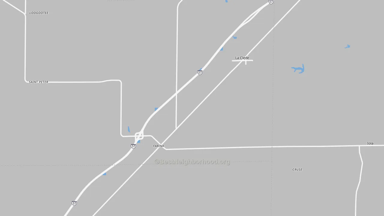Transit Grade map of 62838, IL