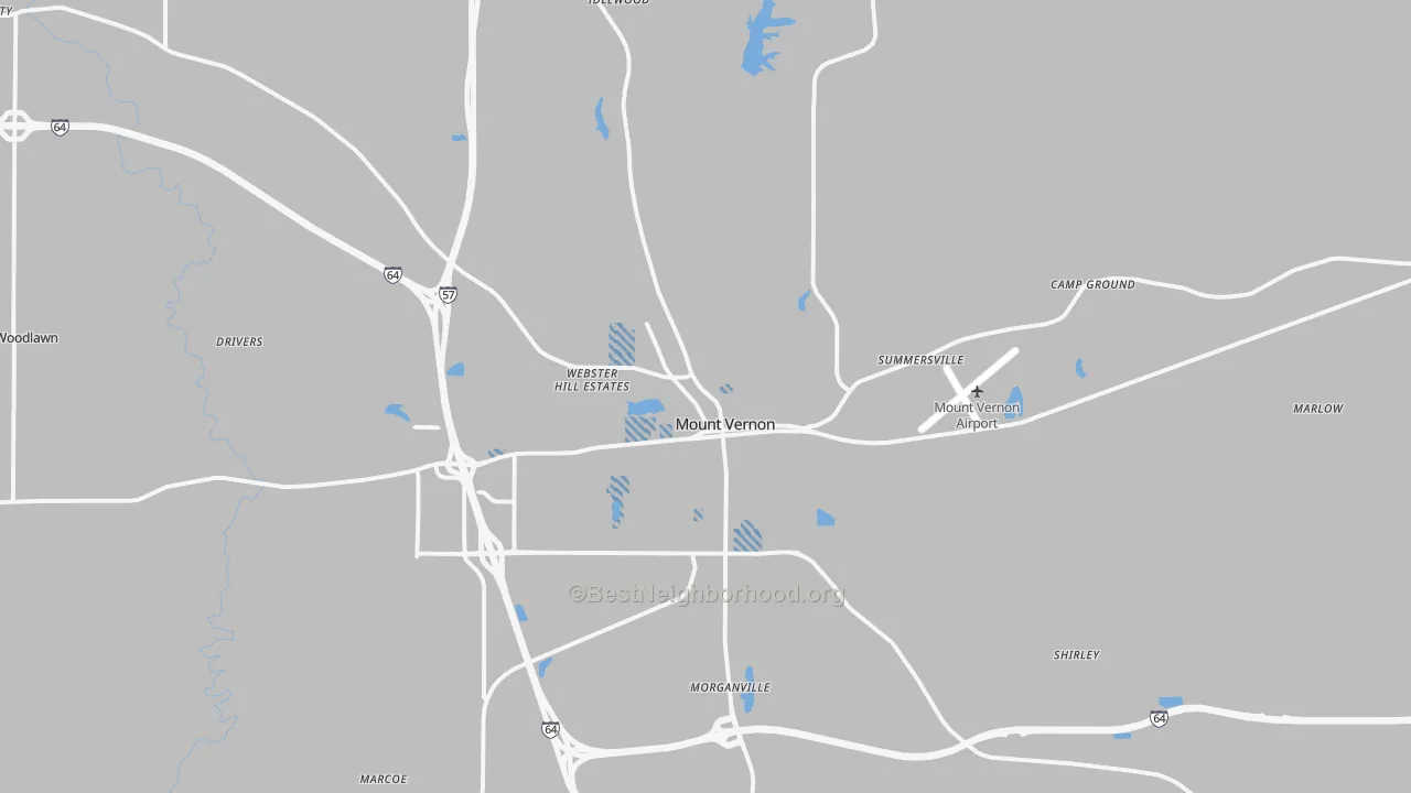 Transit Grade map of 62864, IL