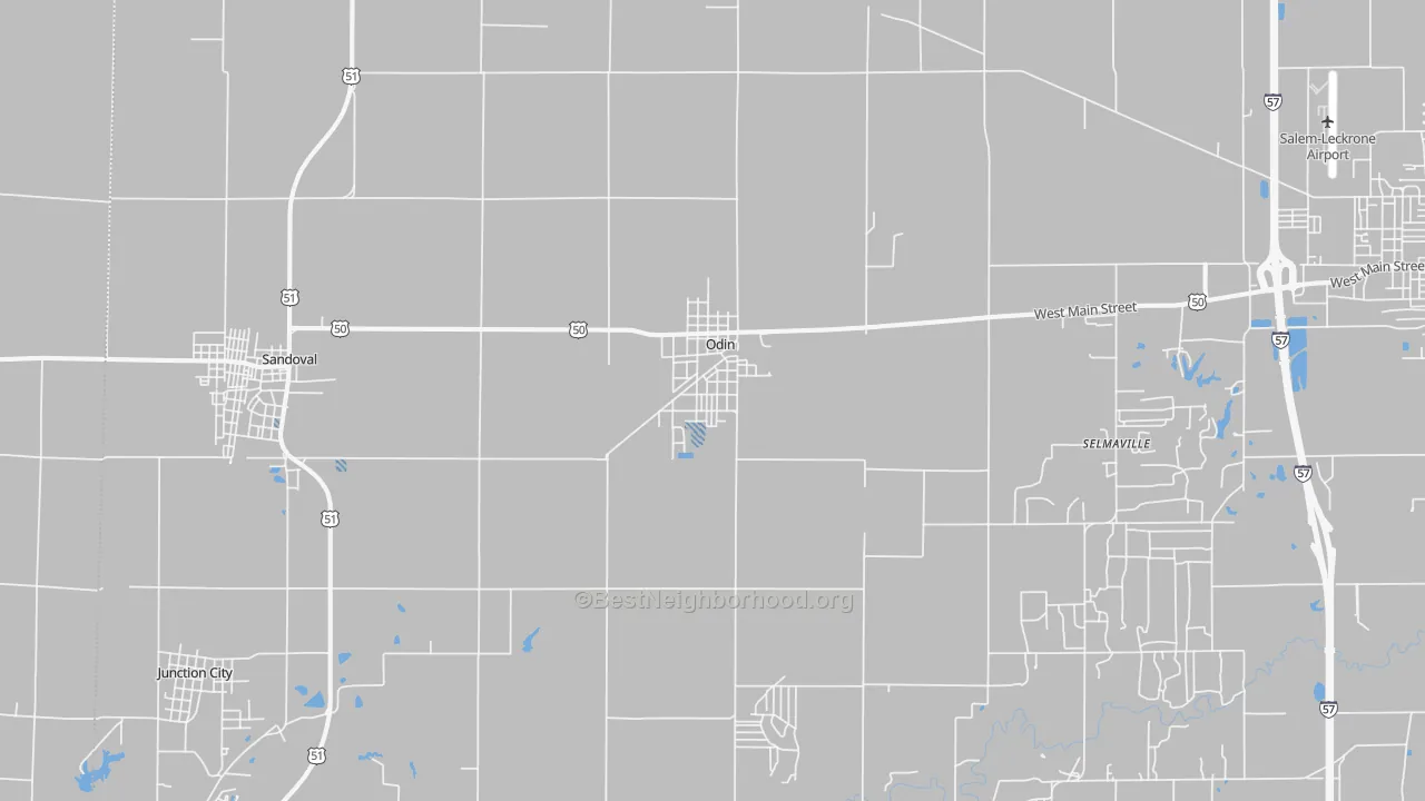 Transit Grade map of 62870, IL