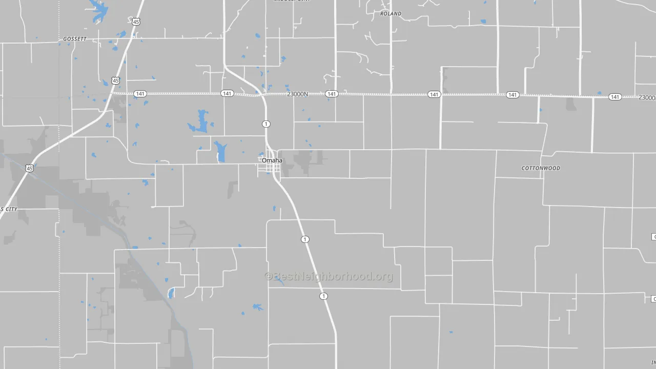 Transit Grade map of 62871, IL