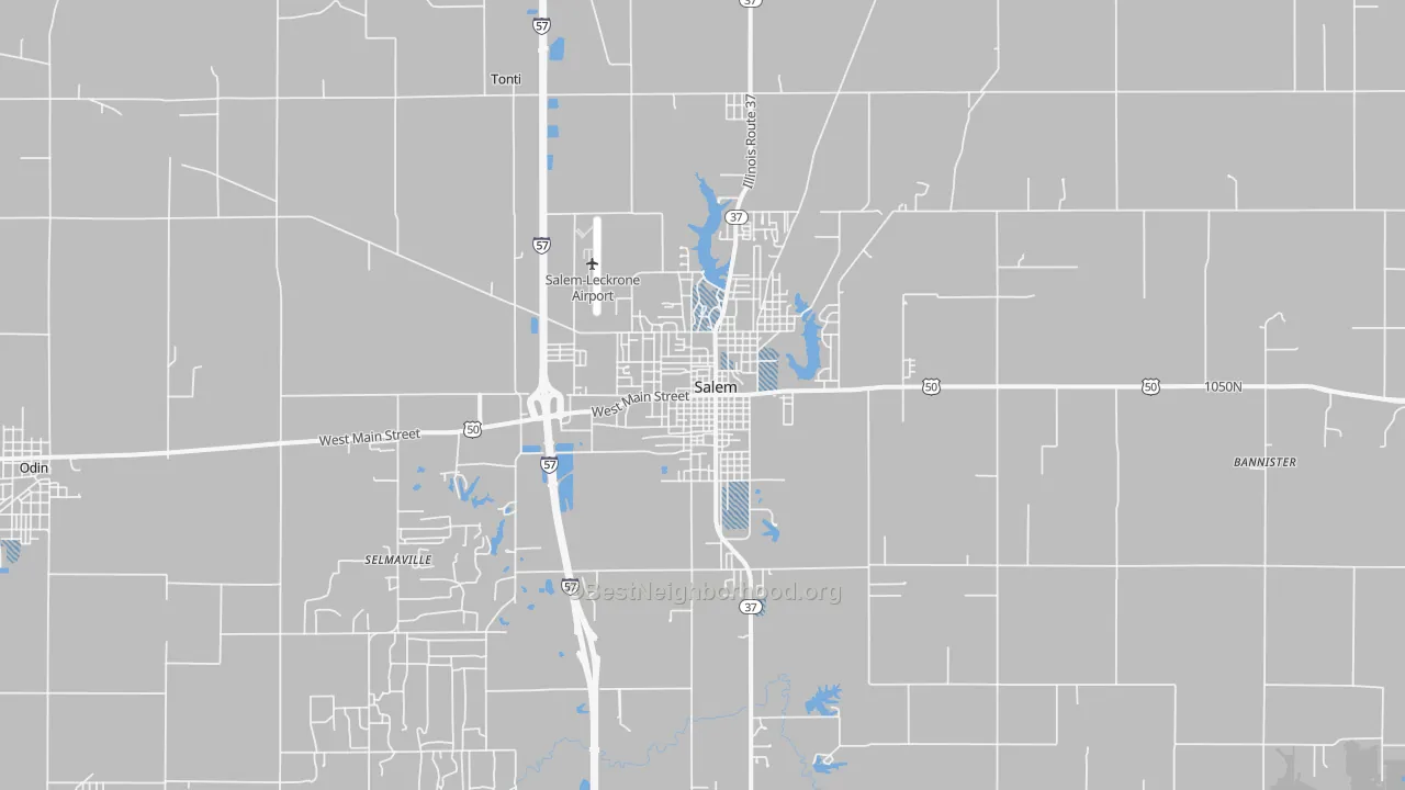 Transit Grade map of 62881, IL