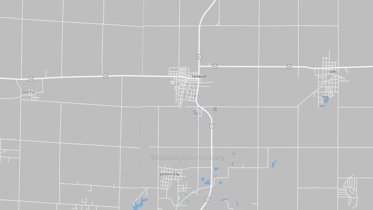 Transit Grade map of 62882, IL