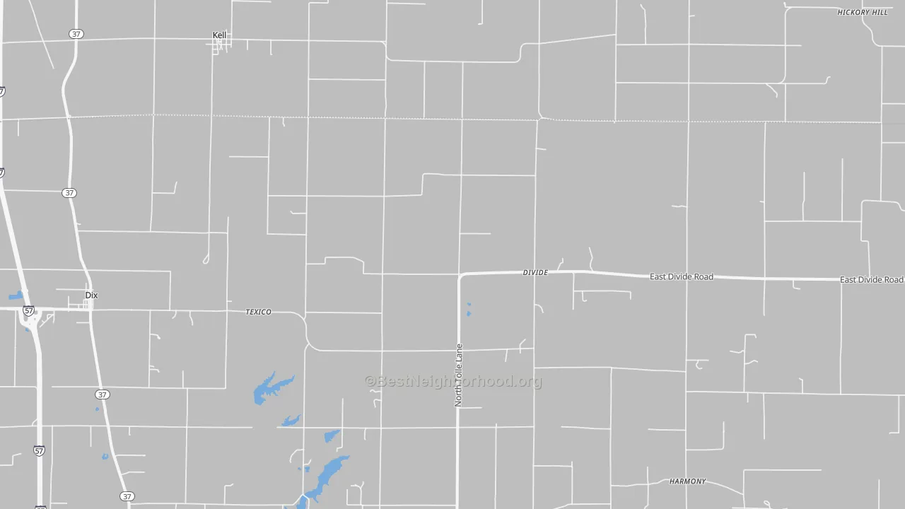 Transit Grade map of 62889, IL