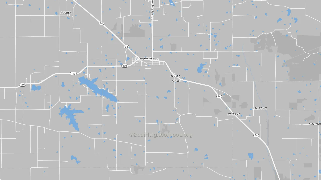 Transit Grade map of 62890, IL