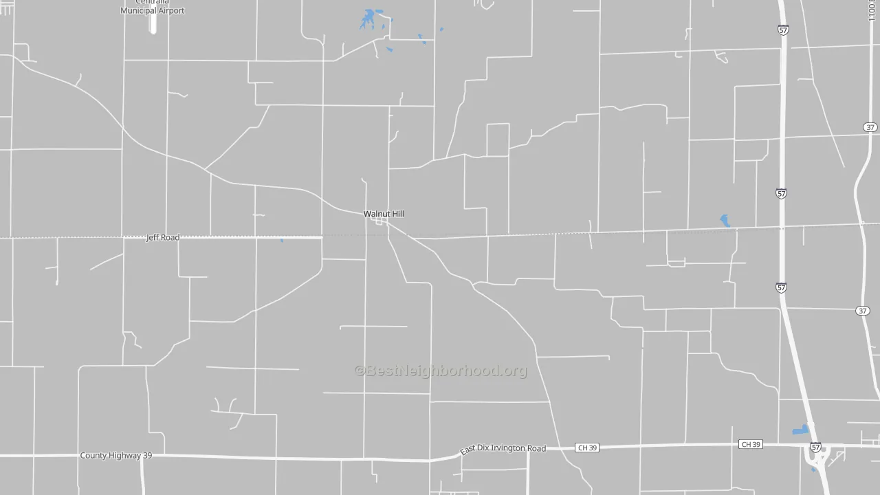 Transit Grade map of 62893, IL