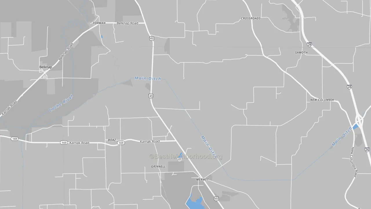 Transit Grade map of 62908, IL