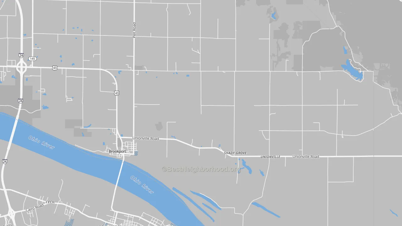 Transit Grade map of 62910, IL