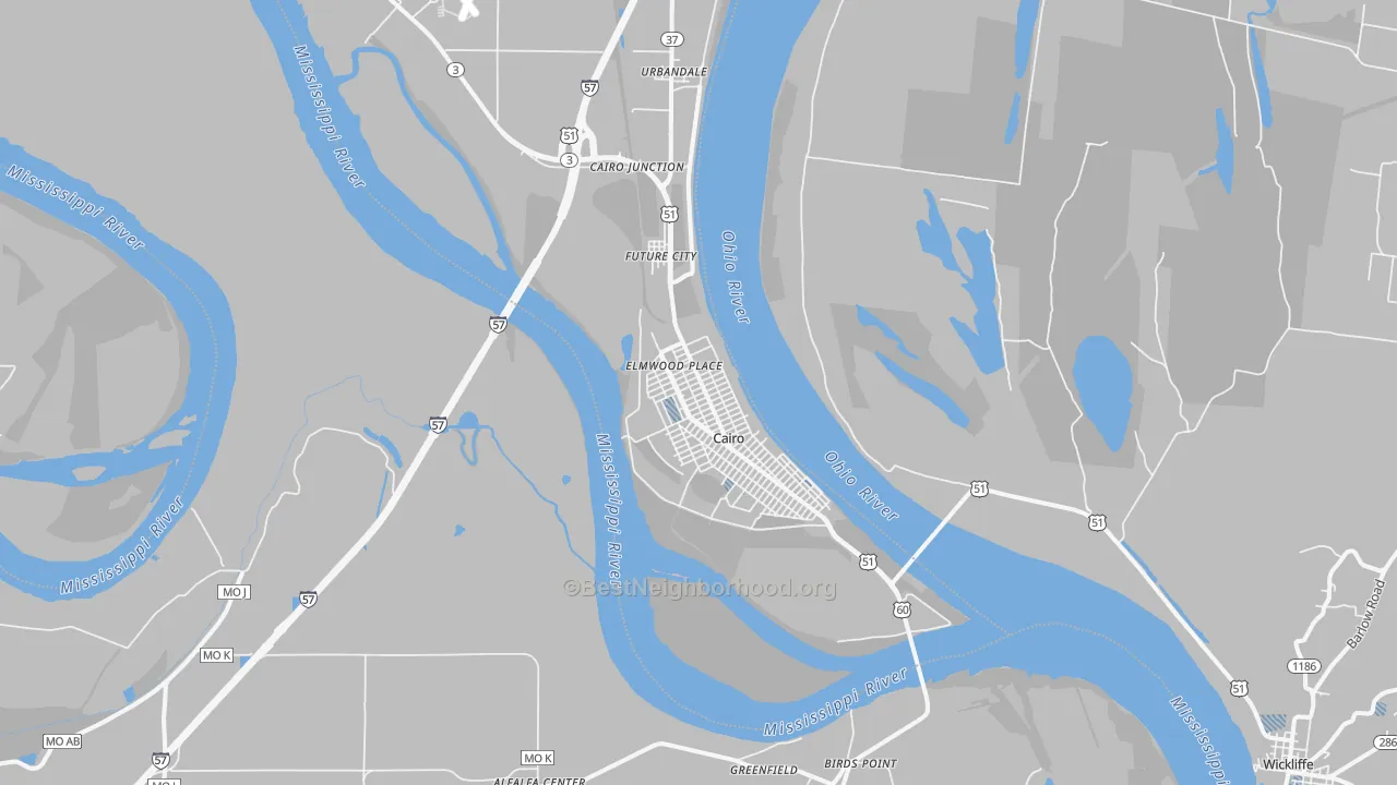 Transit Grade map of 62914, IL