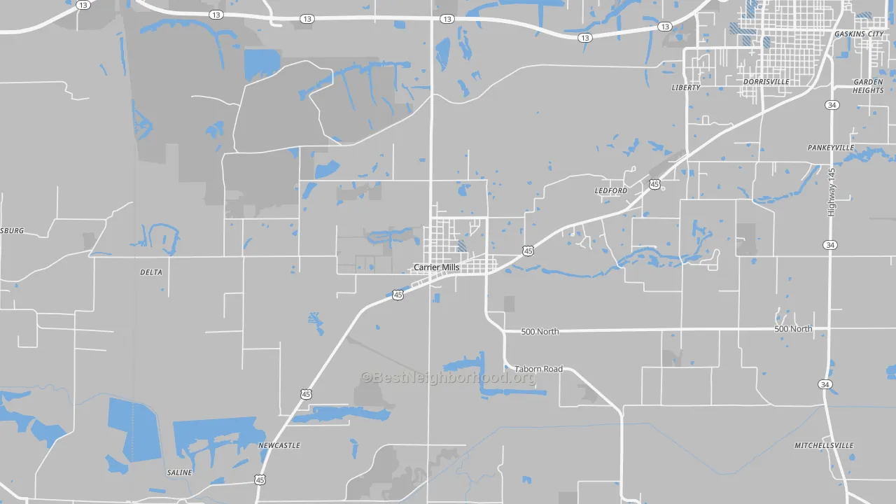 Transit Grade map of 62917, IL