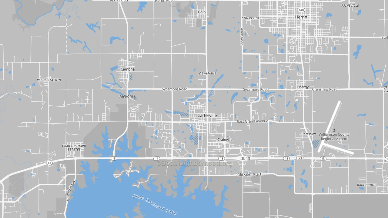 Transit Grade map of 62918, IL