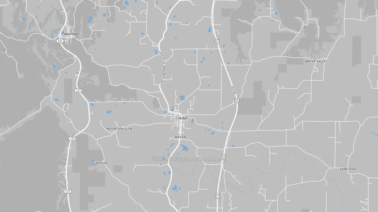 Transit Grade map of 62920, IL