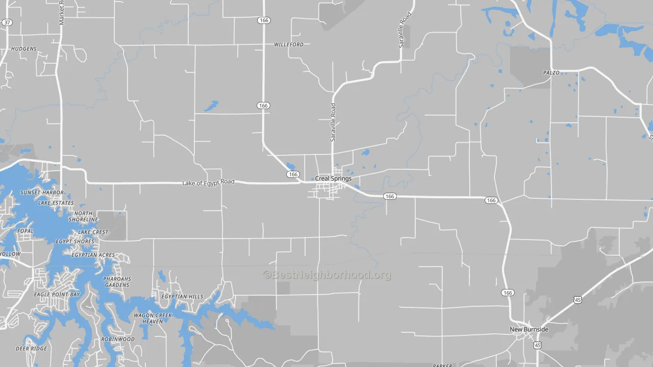 Transit Grade map of 62922, IL