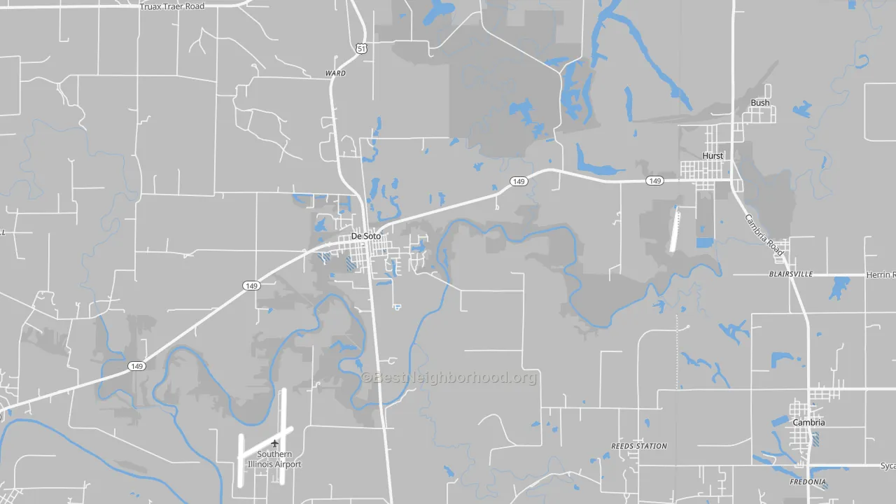 Transit Grade map of 62924, IL